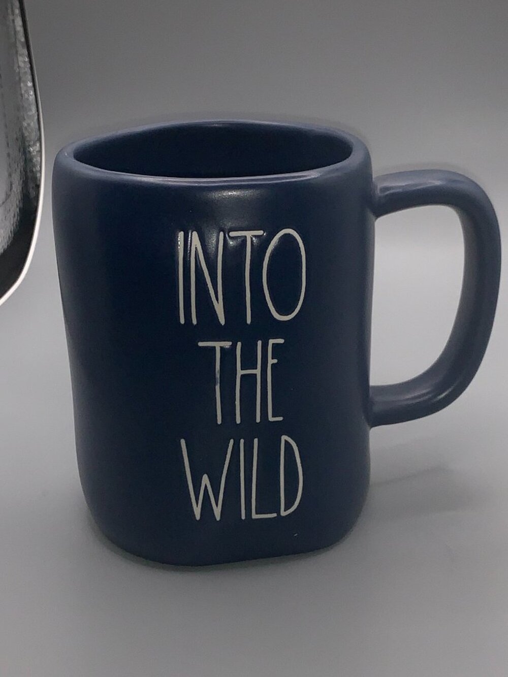 Rae dunn by magenta into the wild dark blue 16oz coffee mug